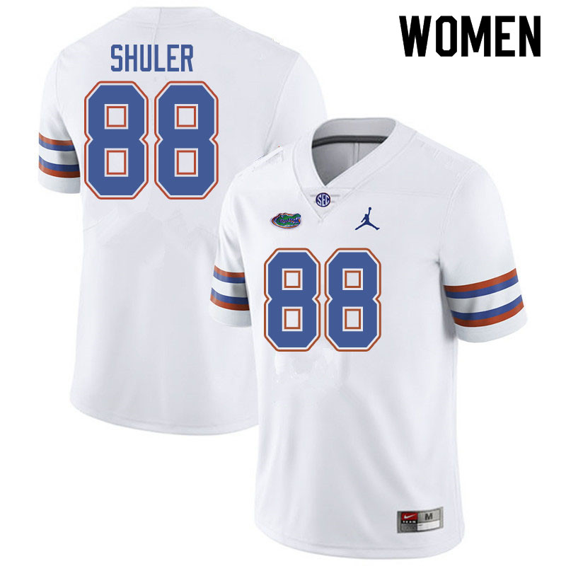 Jordan Brand Women #88 Adam Shuler Florida Gators College Football Jerseys Sale-White